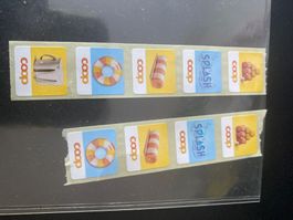 9 Sammelmarken coop  SPLASH  SOMMER
