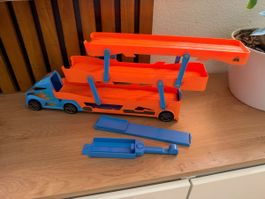  Autotransporter Truck blau orange gebraucht