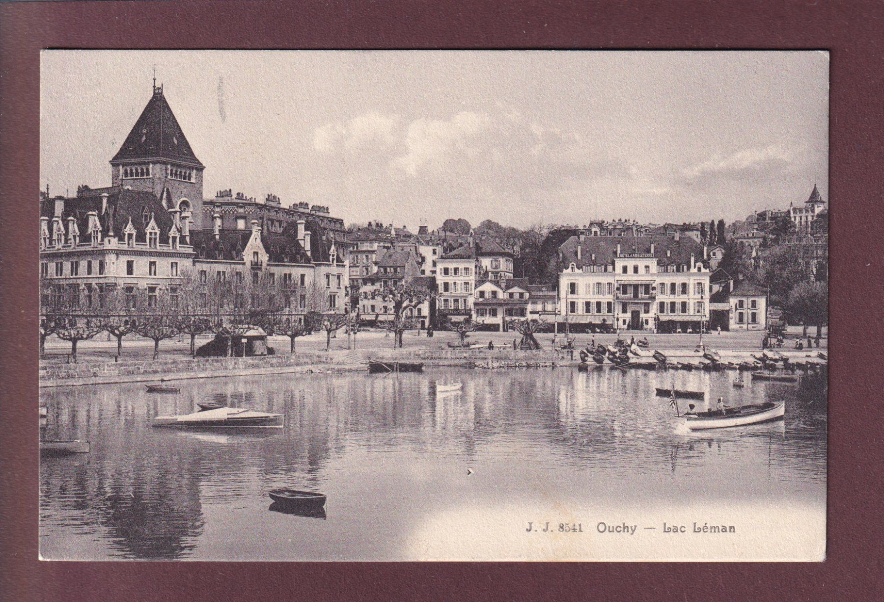 Cartoline postali: LAUSANNE - Ouchy - Château - 1911 – Usato da Pully venduto da nicecards