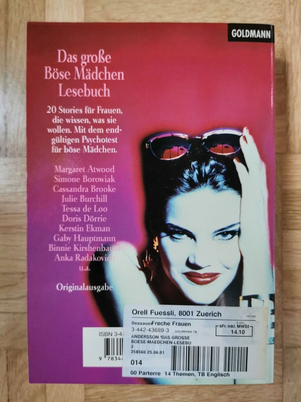Bücher: Das grosse Böse Mädchen Lesebuch - Kurzgeschichten – Gebraucht aus Stäfa von flamingo_17 1