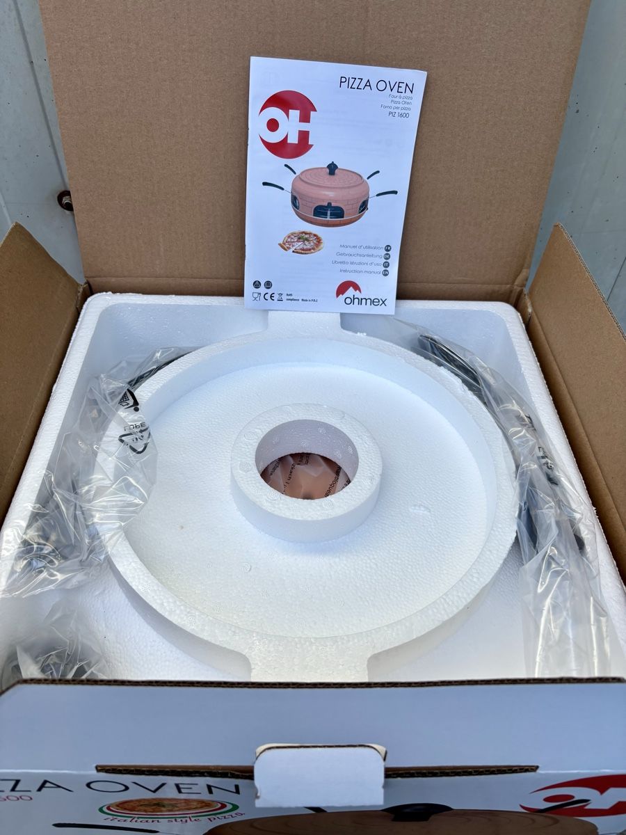 Ohmex Pizzaofen: Pizzaofen neu mit Teller – Neu und originalverpackt aus Gündisau von yuma06 2