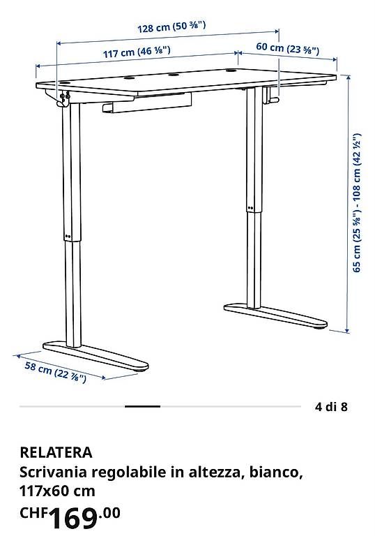 Schreibtische: Vendo scrivania Ikea regolabile – Gebraucht aus Giubiasco von ell_qmk9 1