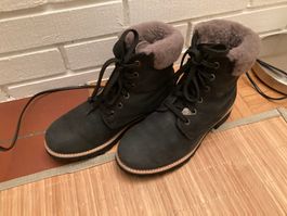 Boots von Panama Jack, Grösse 37, neuwertig, schwarz!