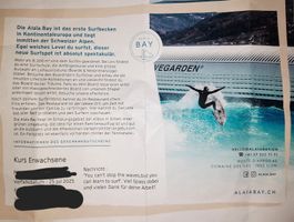 Alaia Bay - Surf - 1x Kurs / leçon / lesson