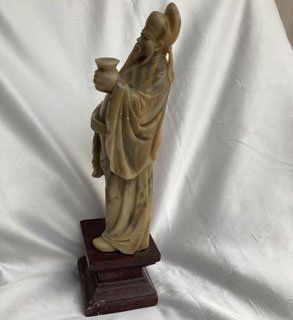 Statuette: Chinesischer  Prasser - antike Figur – Usato da Niederuzwil venduto da LaBambola 4