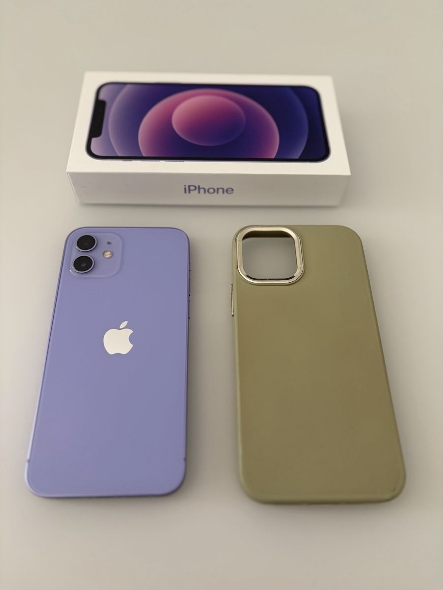 Apple Telefoni cellulari / Smartphones: iPhone 12, purple, 128GB, incl. case – Usato da Strengelbach venduto da Taske2 3