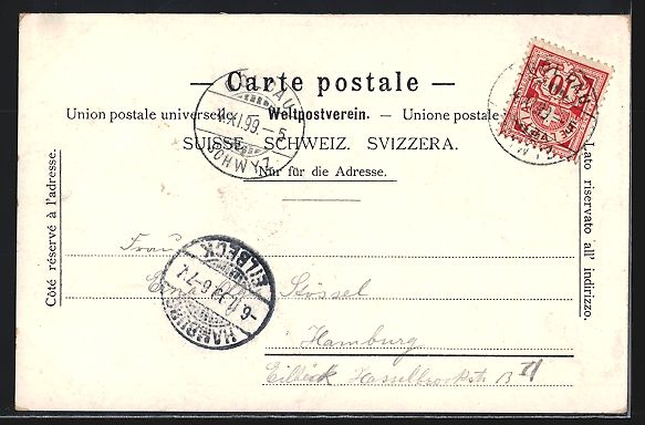 Cartes postales: Litho Luzern, Ansicht vom Gütsch, Bahnh – D'occasion à Berlin par bartko-reher 1
