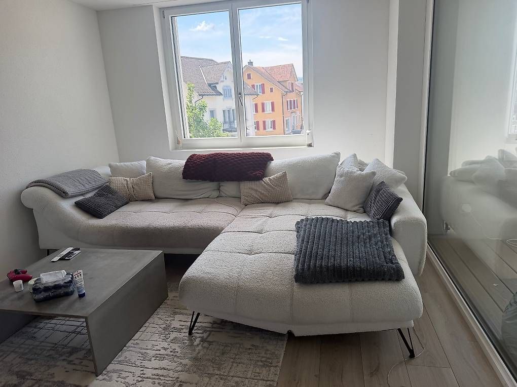Sofas: Ecksofa weiss – D'occasion à Benken SG par sar_9dsn 1