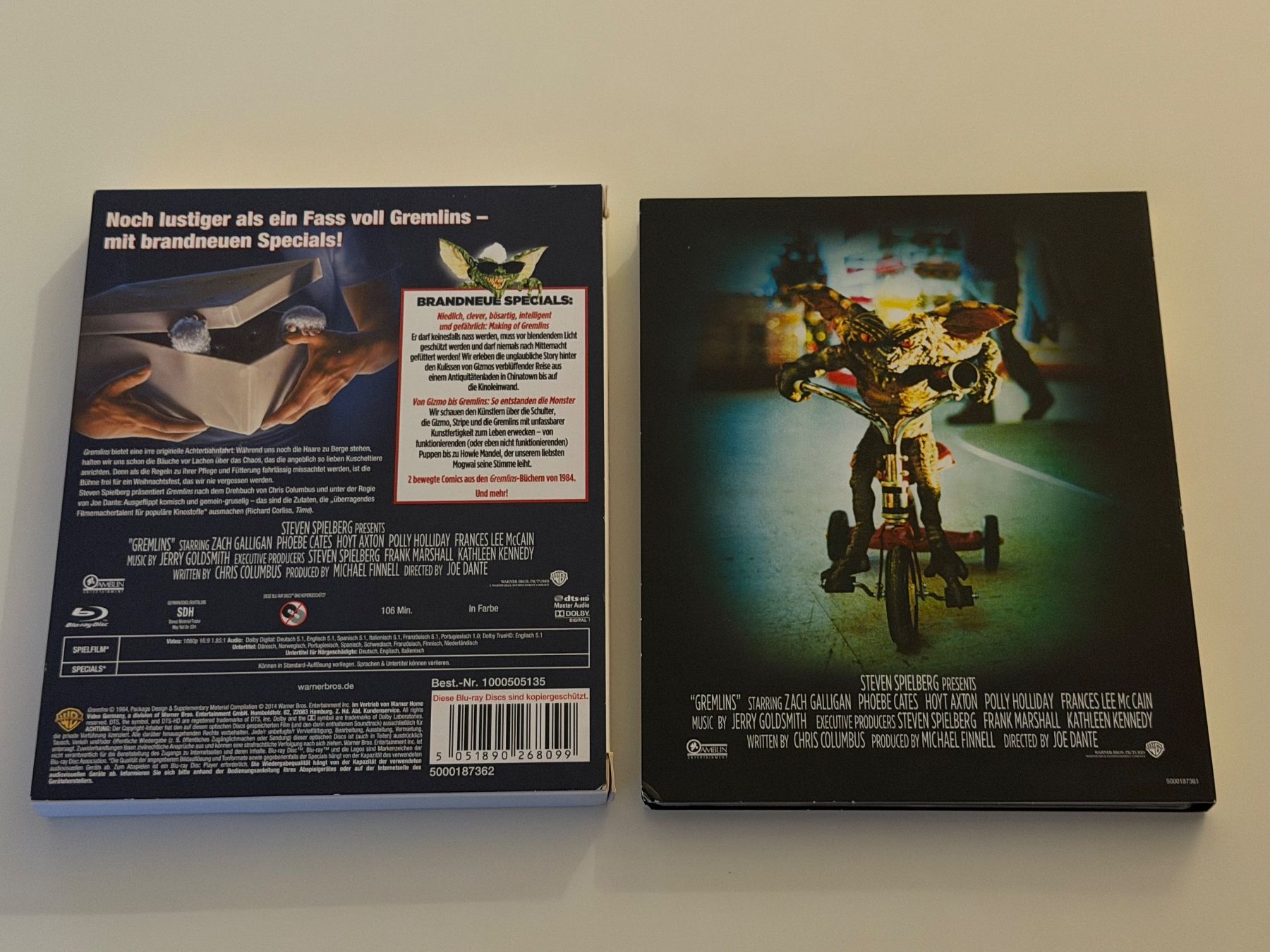Tutti i DVDs: Gremlins - Kleine Monster - Schuber Edition – Usato da Altstätten SG venduto da sheamus 1