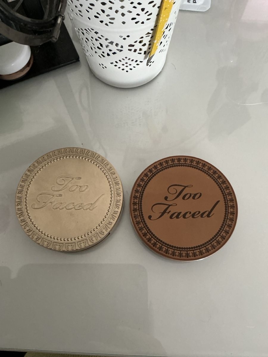 Sephora Make-up: Too Faced Bronzer Schokolade Soleil Pink Leopard Set – Usato da Burgdorf venduto da 2Dackel