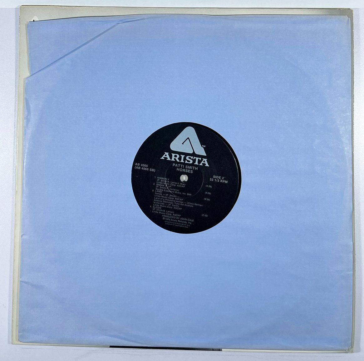 Schallplatten: LP: PATTI SMITH - Horses – Neu (gemäss Beschreibung) aus Frenkendorf von Yard-Sale-2000 4