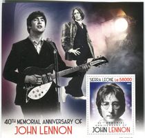 Block "The Beatles. John Lennon". Sierra Leone