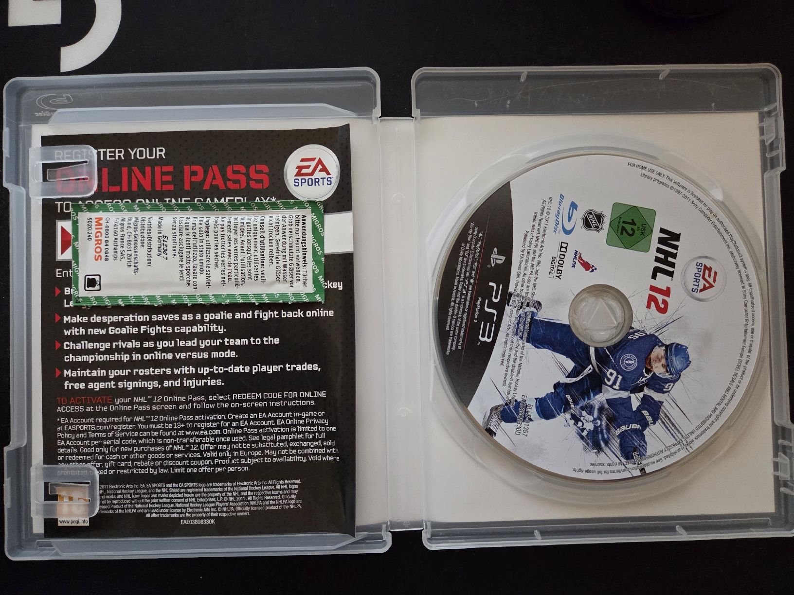 Sony Giochi: NHL 12 – Usato da Territet venduto da Cenh 2