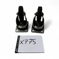 2er Set Lenk - Rollen / Räder für Cases (X775)