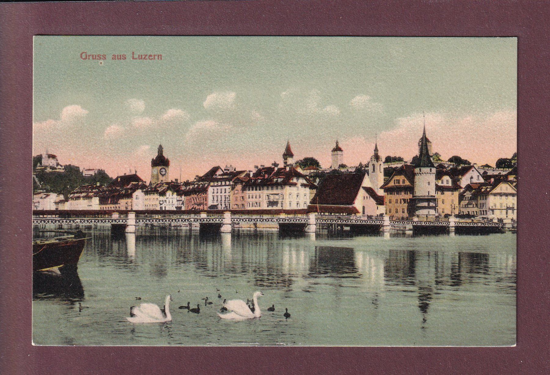 Cartoline postali: Gruss aus LUZERN – Usato da Pully venduto da nicecards