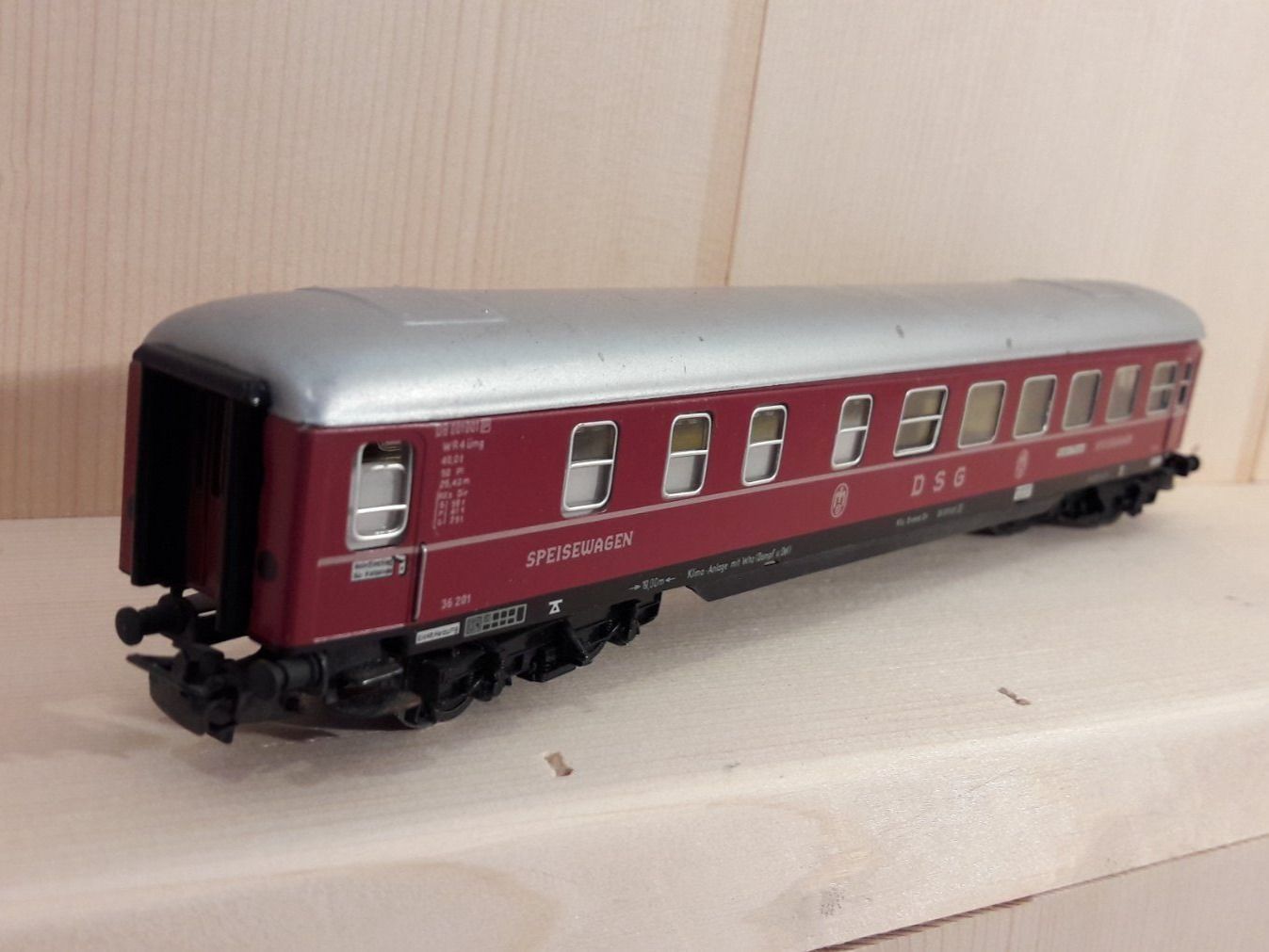 Märklin Modellini di ferrovie: Märklin HO AC : DB wagon-restaurant "WR4 – Usato da Buttes venduto da Cafe2005 2