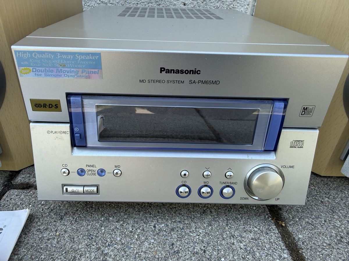 Panasonic Lettore multimediale & Streamer: MD/CD Stereoanlage Panasonic SC-PM65MD – Usato da Elgg venduto da dan_f8gv 1