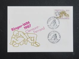 Ersttagsbrief Ringer-EM 1987