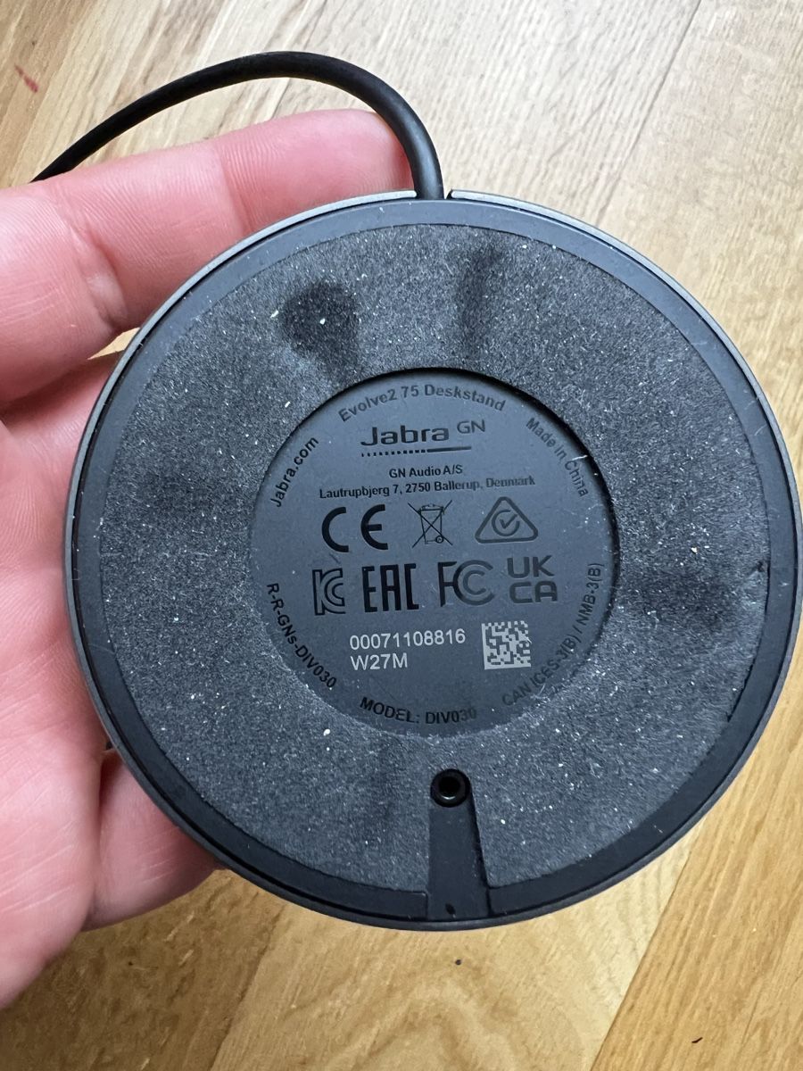Jabra Cuffie: JABRA Evolve2 75 Headset + Docking (nur Bluetooth) – Usato da Döttingen venduto da Swissquisite 4