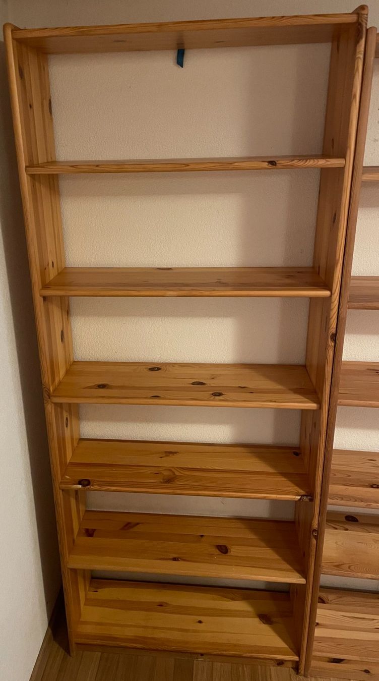 Scaffali: Solid Pine Shelf Unit, Warm Honey Tone (2nd of 2) – Usato da Basel venduto da JohnnyCrash 1