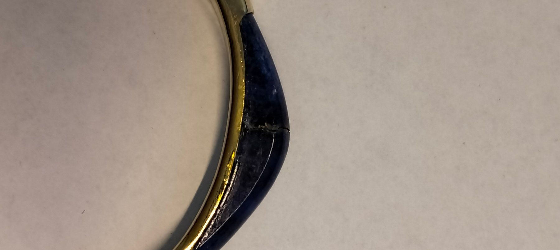 Bracciali & Braccialetti: Armband mit Lapislazuli, Goldfarben. – Difettoso da Ittigen venduto da amstraad 3