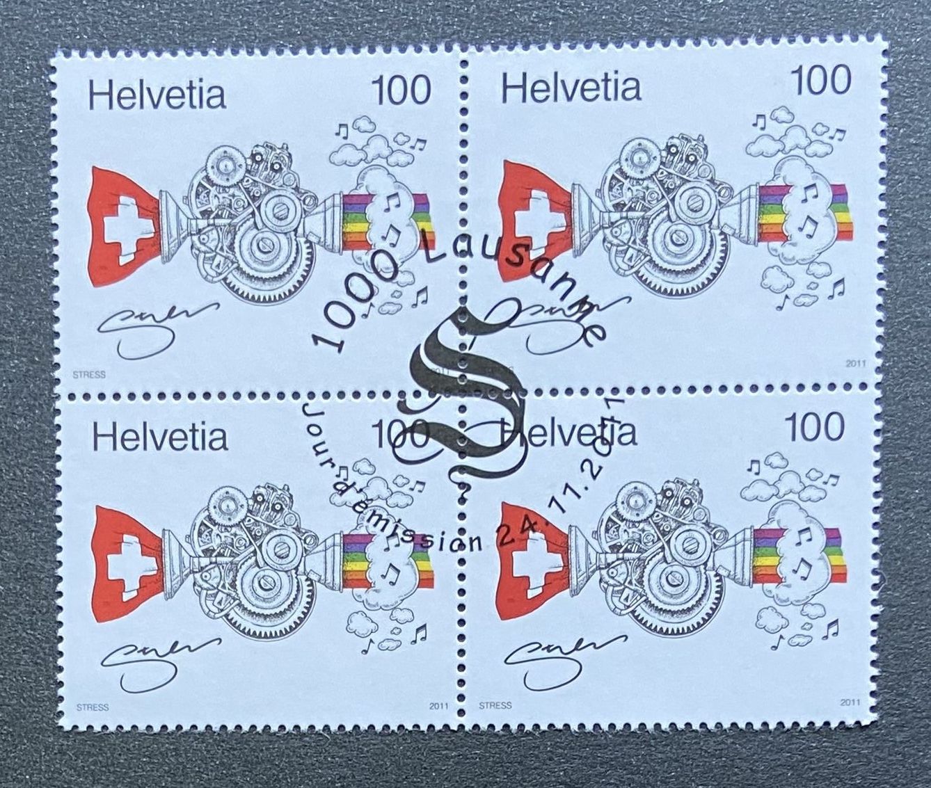 Alle Briefmarken: ET Freimarke  4er Blocks 2008 / 2011 /2013 – Gebraucht aus Böckten von Hansi36 1