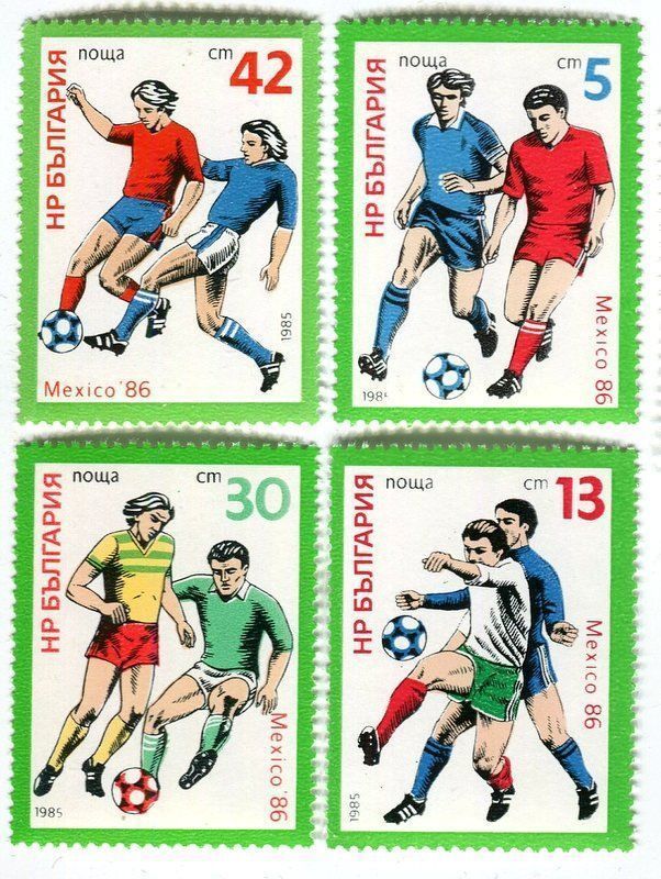 Tous les timbres: Briefmarken "Fussball". Bulgarien. – Neuf avec emballage d'origine à Basel par Butsch5
