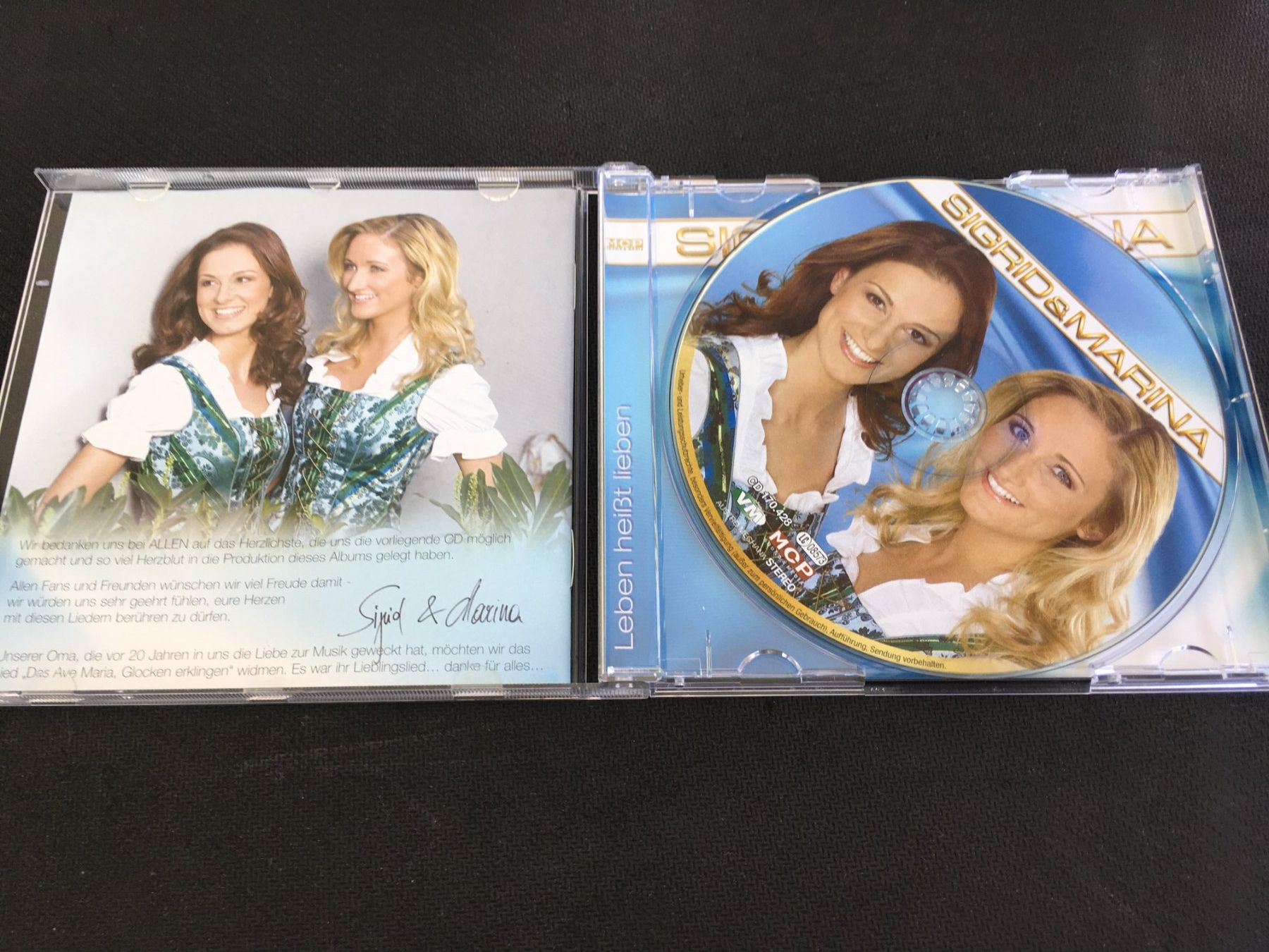 CD: Sigrid & Marina - Leben Heißt Lieben -CD- – Usato da St.Gallen venduto da MedienJoe 1