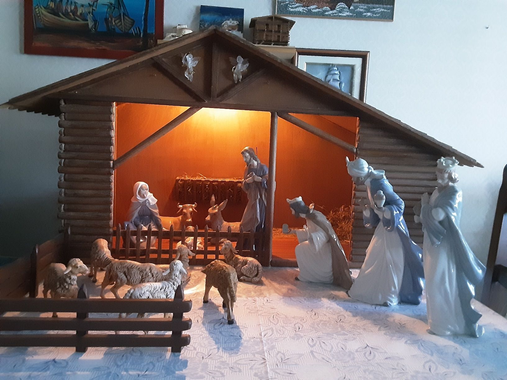 Crèche de Noël Nao by Lladró avec figurines en porcelaine (Gebraucht ...