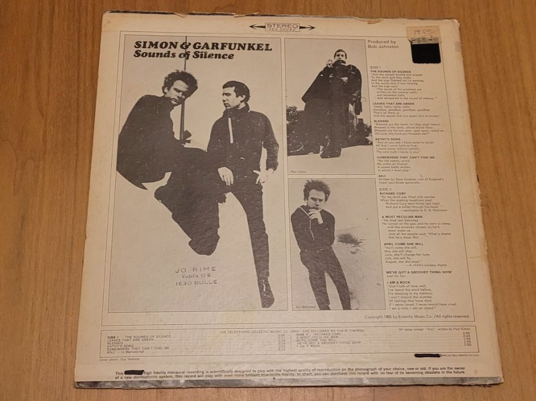 Vinyles: LP Simon & Garfunkel – D'occasion à Martigny par MZ-67 1