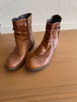 Lederschuhe braun, Gr. 38, Herbst/Winter