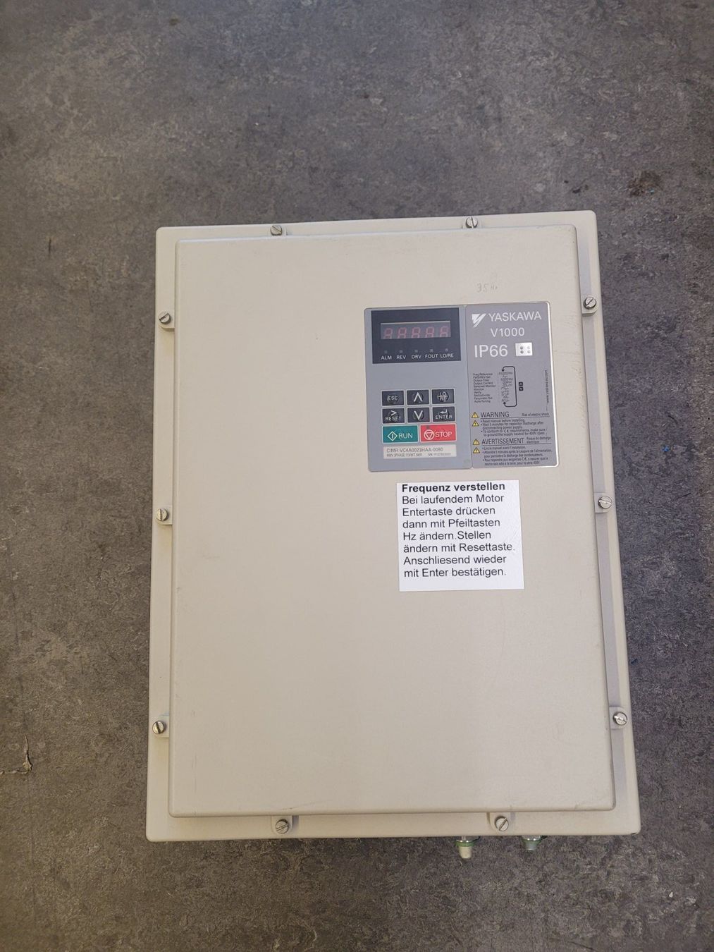 Componenti elettronici: Yaskawa V1000 Frequenzumrichter, IP66 – Usato da Vitznau venduto da Vitznau84