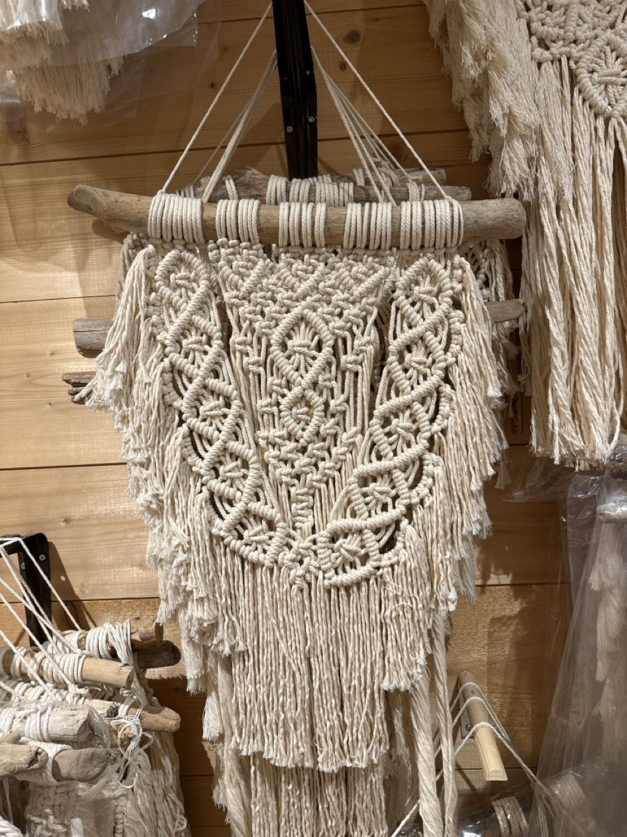 Toutes les décorations: Macrame Wall Hanging Driftwood Boho Chic – Neuf (Voir description) à Neirivue par naz_z28w 6