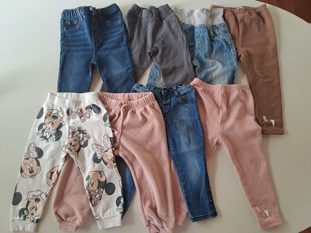 8 Stk Hosen Set Mädchen Gr. 86-98 H&M, Shein, Smile, u.a.