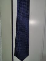 Elegante Herren Krawatte, Dunkelblau - Handgemacht.