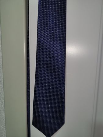 Elegante Herren Krawatte, Dunkelblau - Handgemacht.