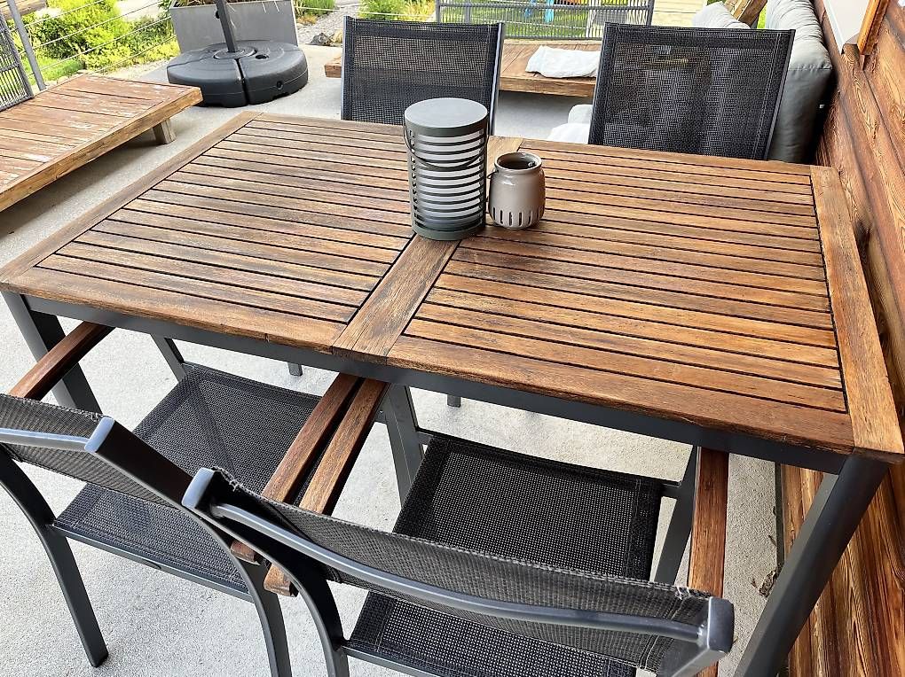 Set di tavolo e panche: Gartentisch Set – Usato da Aeschiried venduto da kat_7ccl