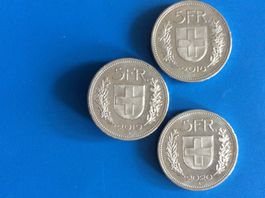 5 francs 2018-2019-2020  Belles