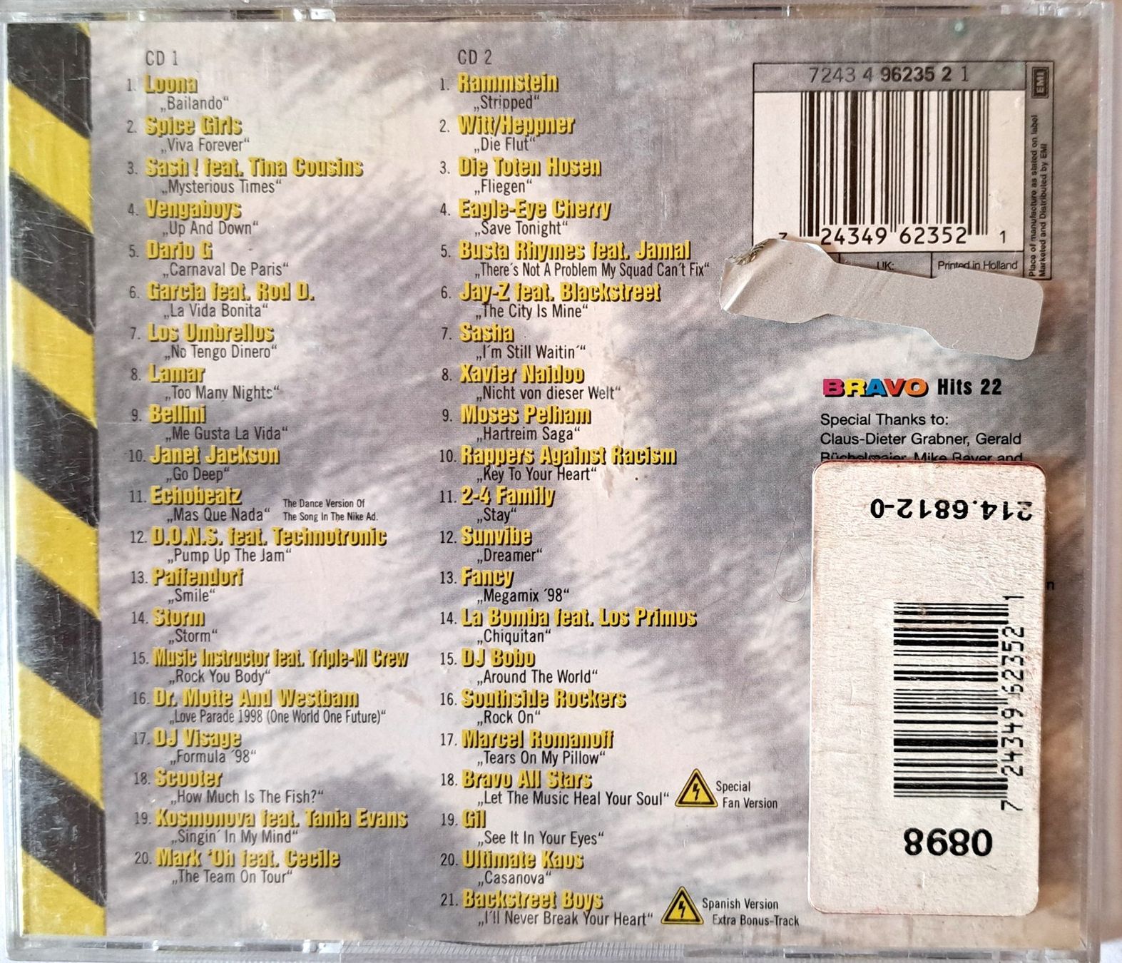 CD: Bravo Hits No.22 – Usato da Tenniken venduto da mik_6mxg 1
