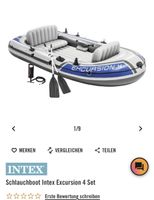 Inflatable Boat Intex Excursion 4 Set used once