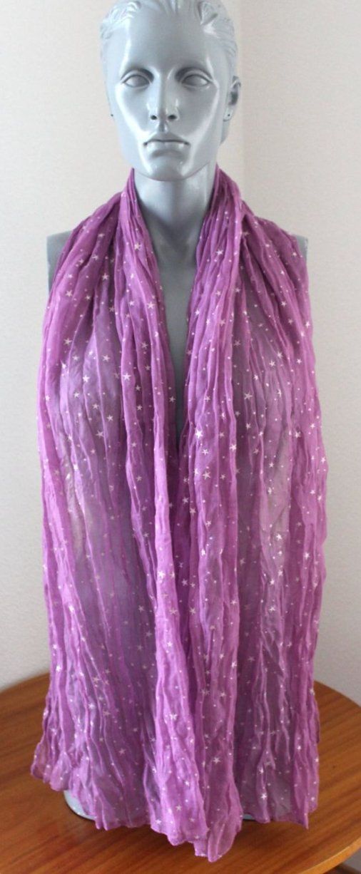 Foulard & Sciarpe: Foulard mit Sternchen 181cm x 70 cm. – Usato da Locarno venduto da madame-tus-sauds 3