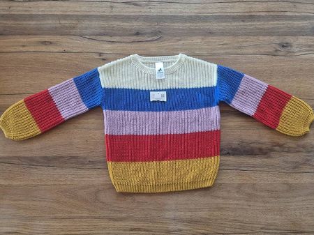 Farbenfroher Strickpulli von Palomino Grösse 110