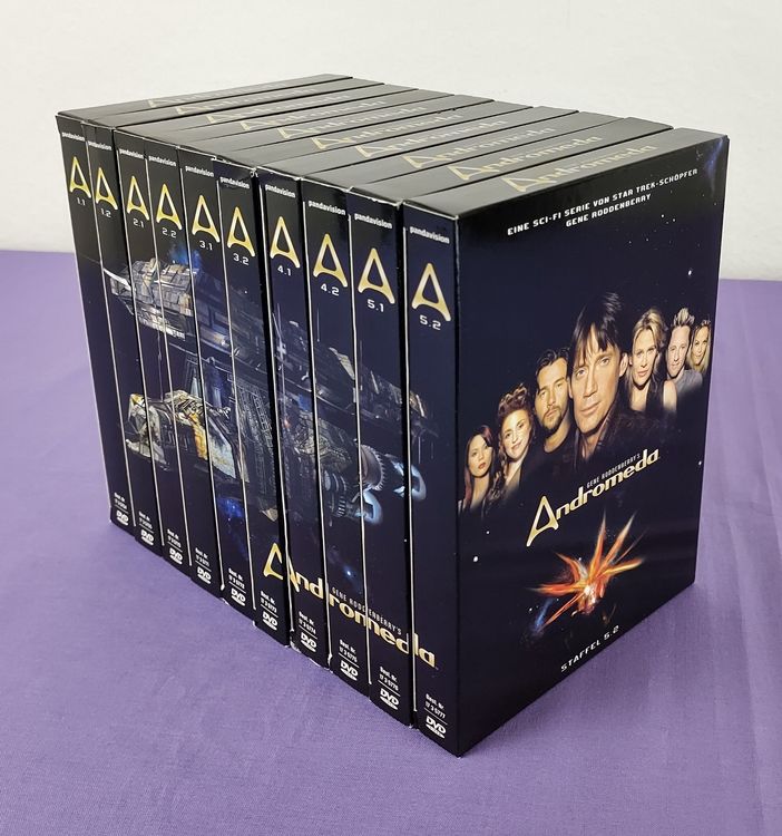 DVD Boxen: Gene Roddenberry's Andromeda Die komplette Serie (Gebraucht ...