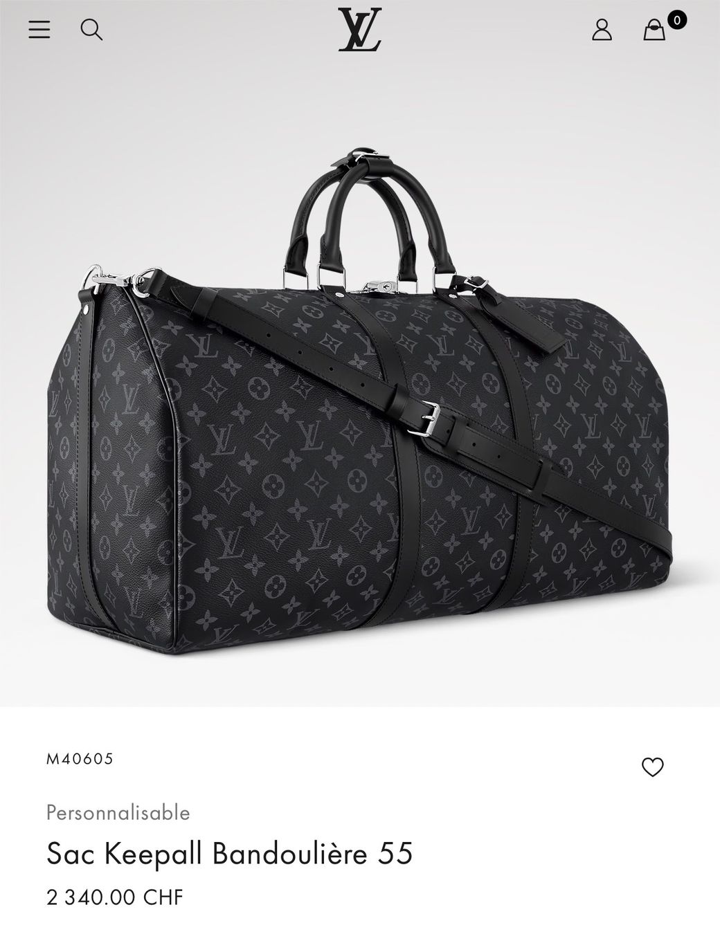 Louis Vuitton Taschen: Louis Vuitton Keepall 55 – Gebraucht aus Epalinges von Forex.master 5