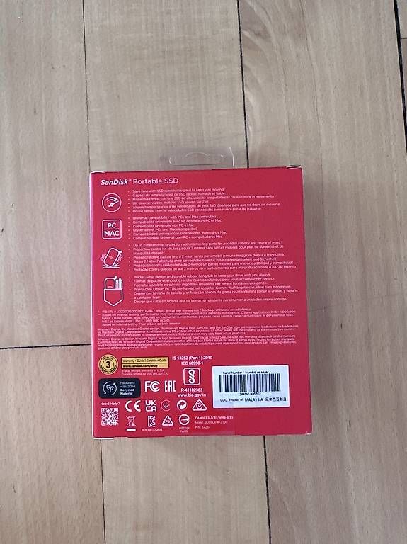 Dischi rigidi: SanDisk Portable SSD 2TB – Nuovo e nell'imballaggio originale da Zürich venduto da Clara.Trixi 1
