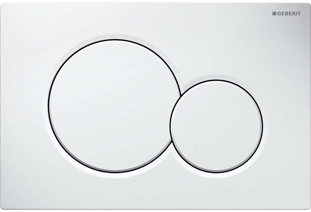 Geberit WC: Geberit Betätigungsplatte Sigma01 weiss – Nuovo e nell'imballaggio originale da Bergdietikon venduto da Flodri
