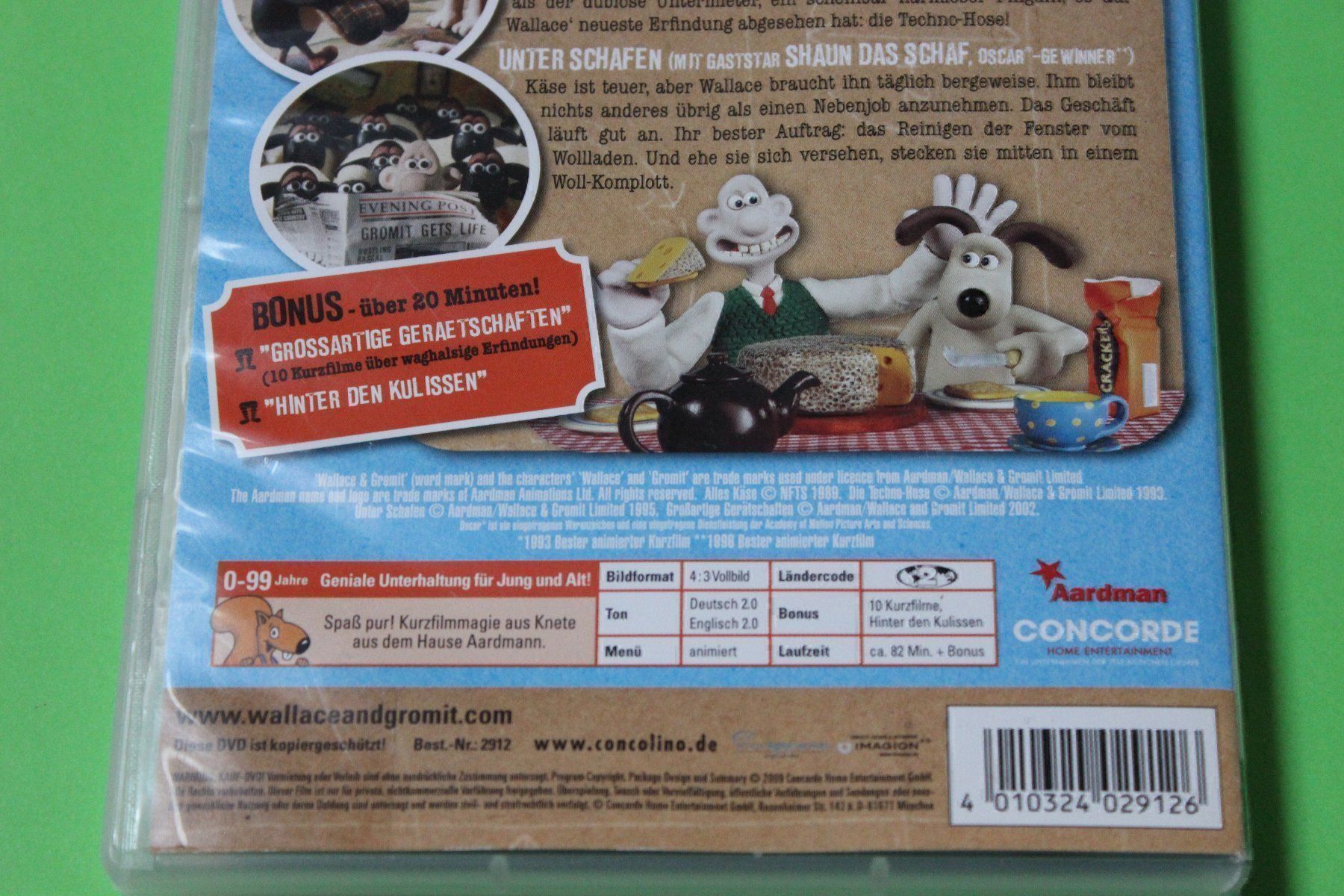 Tutti i DVDs: WALLACE & GROMIT -  3 ABENTEUER DVD!!!!! – Usato da Tübach venduto da JamesStone 4