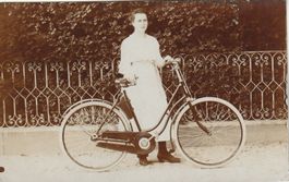 Radfahrerin