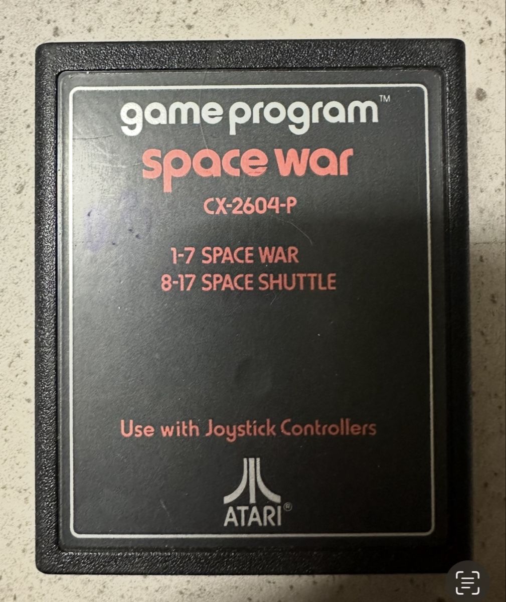Atari Spiele: Atari 2600 Space War Modul  – Gebraucht aus Kestenholz von Matti_10