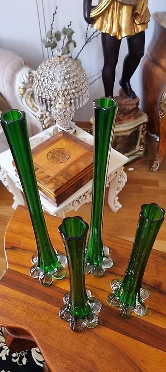 Vase & Récipients: 4 Vintage Vasen, Muranoglas – D'occasion à Kaufdorf par Nati-Nati 2